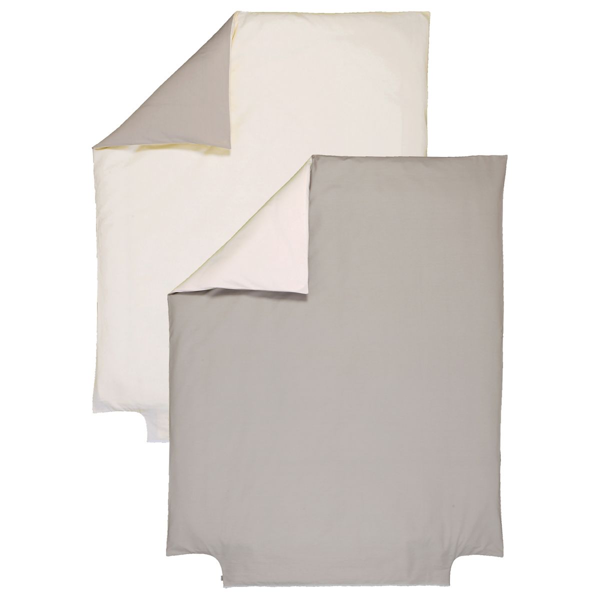 PTIT BASILE Housse de couette bicolore en coton bio 120x150 cm