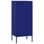 Voir la diapositive 5 : VIDAXL Armoire de rangement Bleu marine 42,5x35x101,5 cm Acier