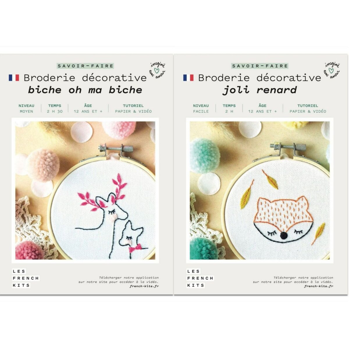 FRENCH KITS - BRODERIE DÉCORATIVE - PASSION & COUPLE