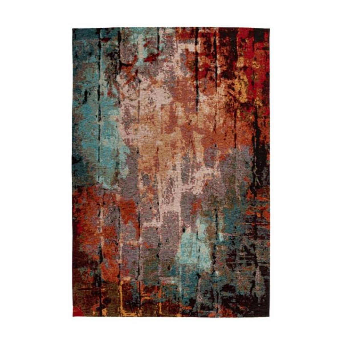 Paris Prix Tapis Tissé Imprimé à Motifs  Primavera  Multicolore