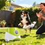 Voir la diapositive 4 : PAWHUT Lanceur de balles automatique pour chien 5 balles ETPU vert