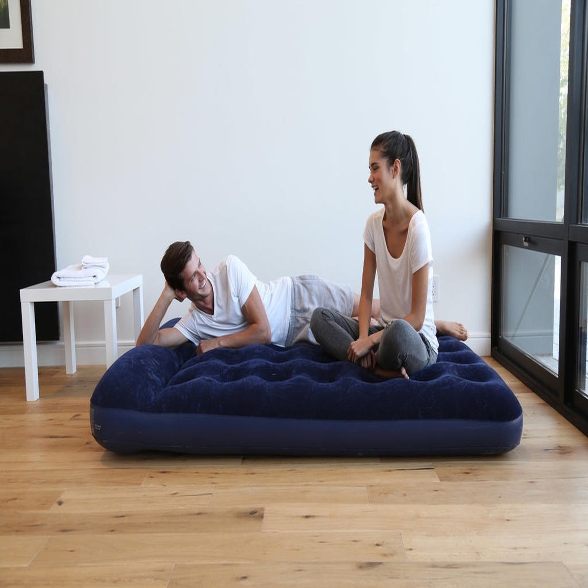 Voir la diapositive 4 : BESTWAY Matelas gonflable de camping - 2 personnes - 191x137x22cm - PAVILLO™