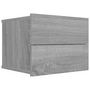 Voir la diapositive 4 : VIDAXL Tables de chevet 2 pcs Sonoma gris 40x30x30cm Bois d'ingenierie