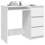 Voir la diapositive 3 : VIDAXL Bureau Blanc 90x45x76 cm Bois d'ingenierie