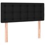 Voir la diapositive 4 : VIDAXL Tete de lit a LED Noir 90x5x78/88 cm Tissu