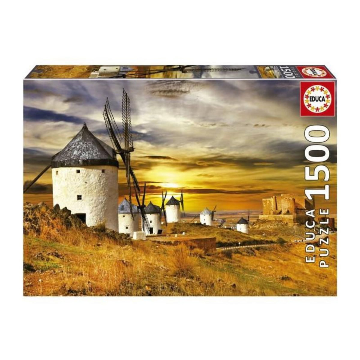 EDUCA MOULINS a VENT, CONSUEGRA - Puzzle de 1500 pieces