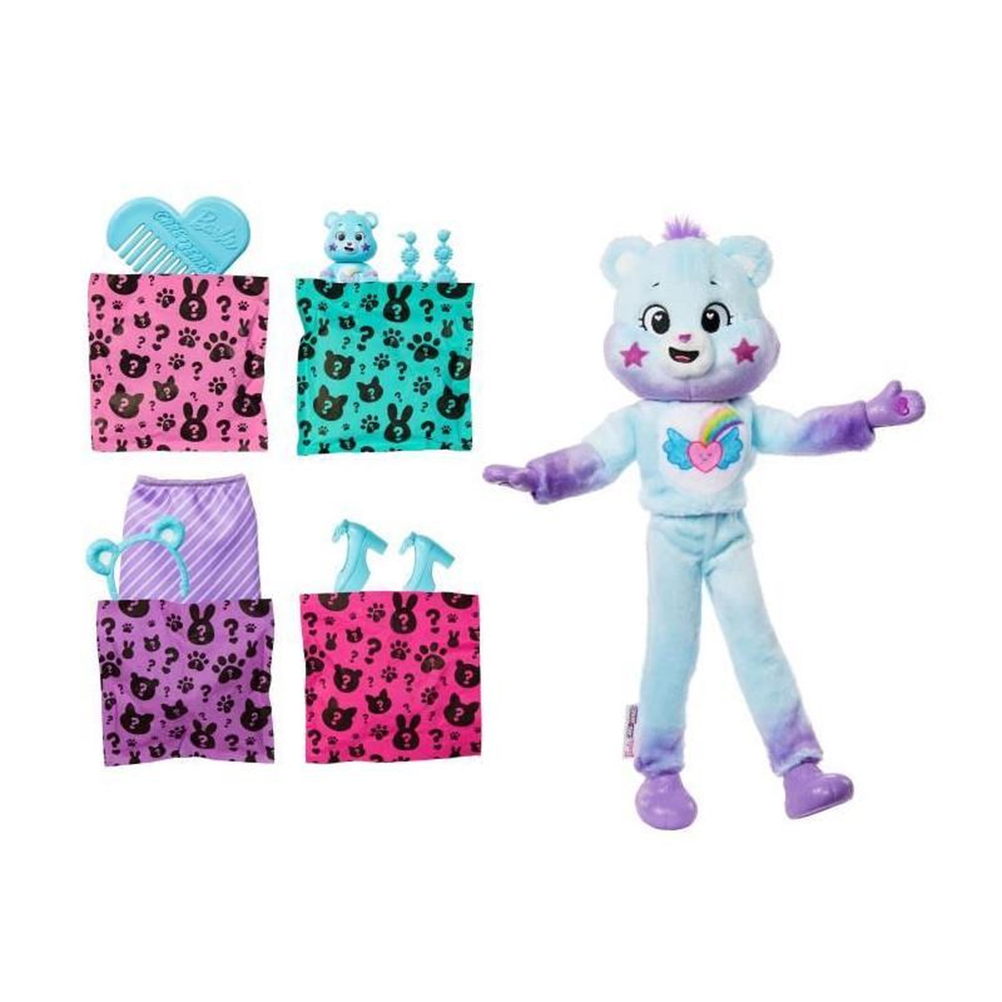 BARBIE Barbie - Poupée Barbie Cutie Reveal Bisounours - Avec 10 surprises - Barbie - JFV61