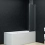 Voir la diapositive 5 : VIDAXL Cabine de douche pliable 3 panneaux ESG 130x138 cm