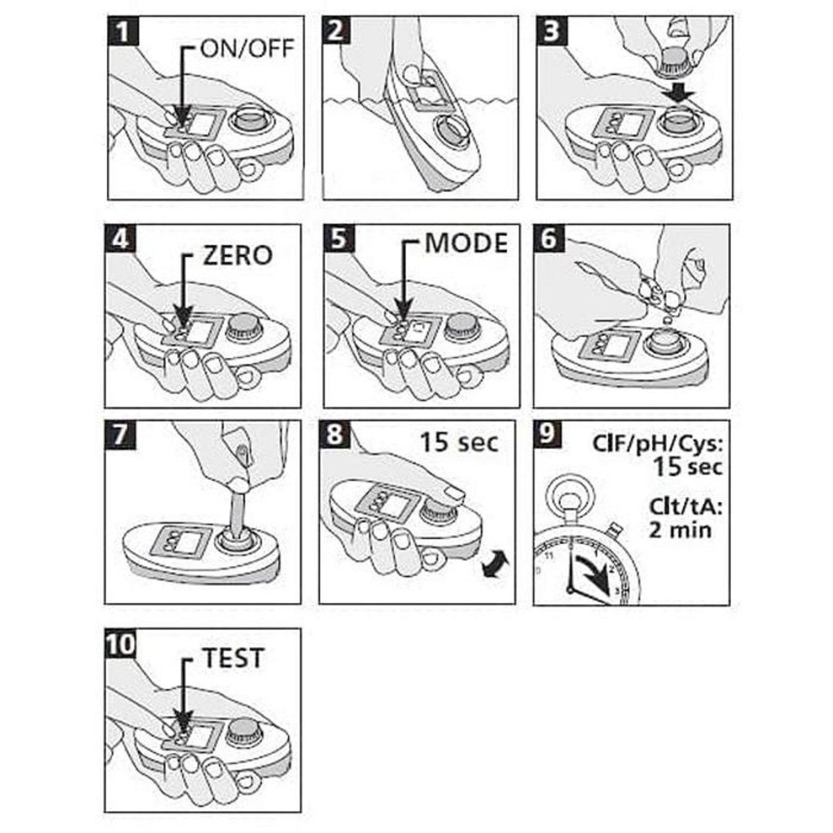 Lovibond Photomètre électronique 5 fonctions - scuba ii
