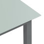 Voir la diapositive 4 : VIDAXL Table de jardin Gris clair 150x90x74 cm Aluminium et verre