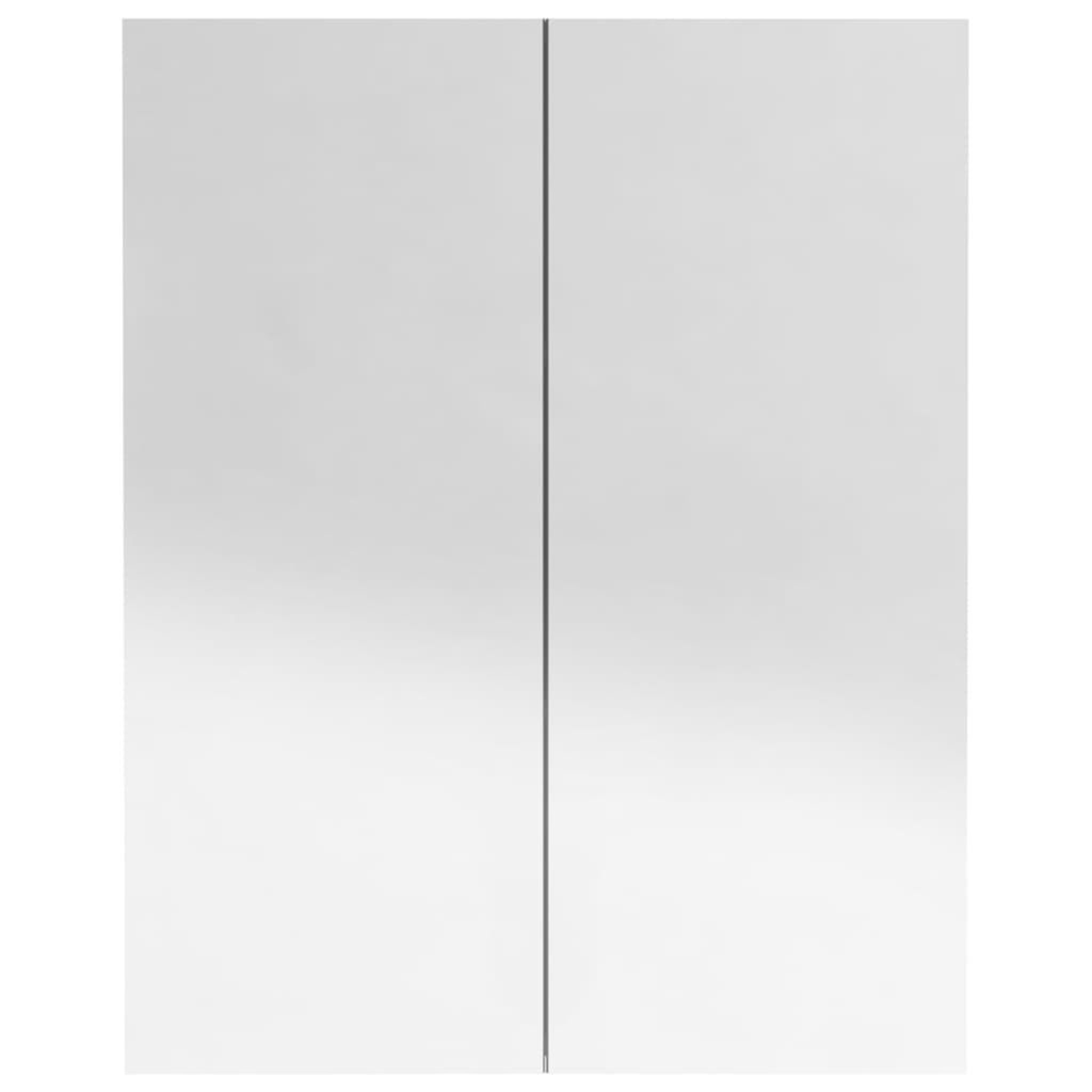 Voir la diapositive 5 : VIDAXL Armoire a miroir de salle de bain 60x15x75 cm MDF Noir brillant