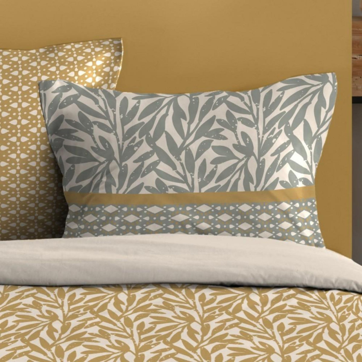 STOF Housse de couette 240x220 MAGDALA + 2 taies coton 57 fils