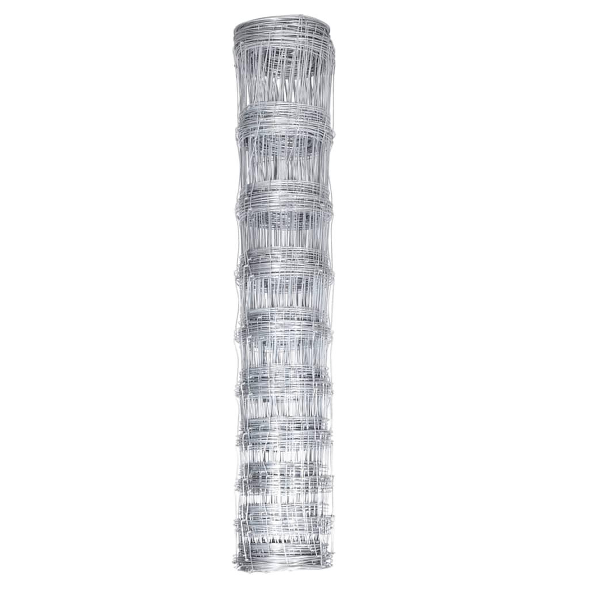 Voir la diapositive 2 : VIDAXL Cloture de jardin Acier galvanise 50x1,2 m Argente