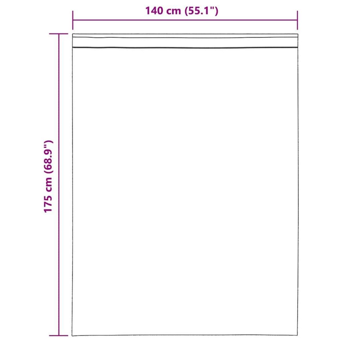 VIDAXL Rideaux en voile avec passants 2 pcs vert pomme