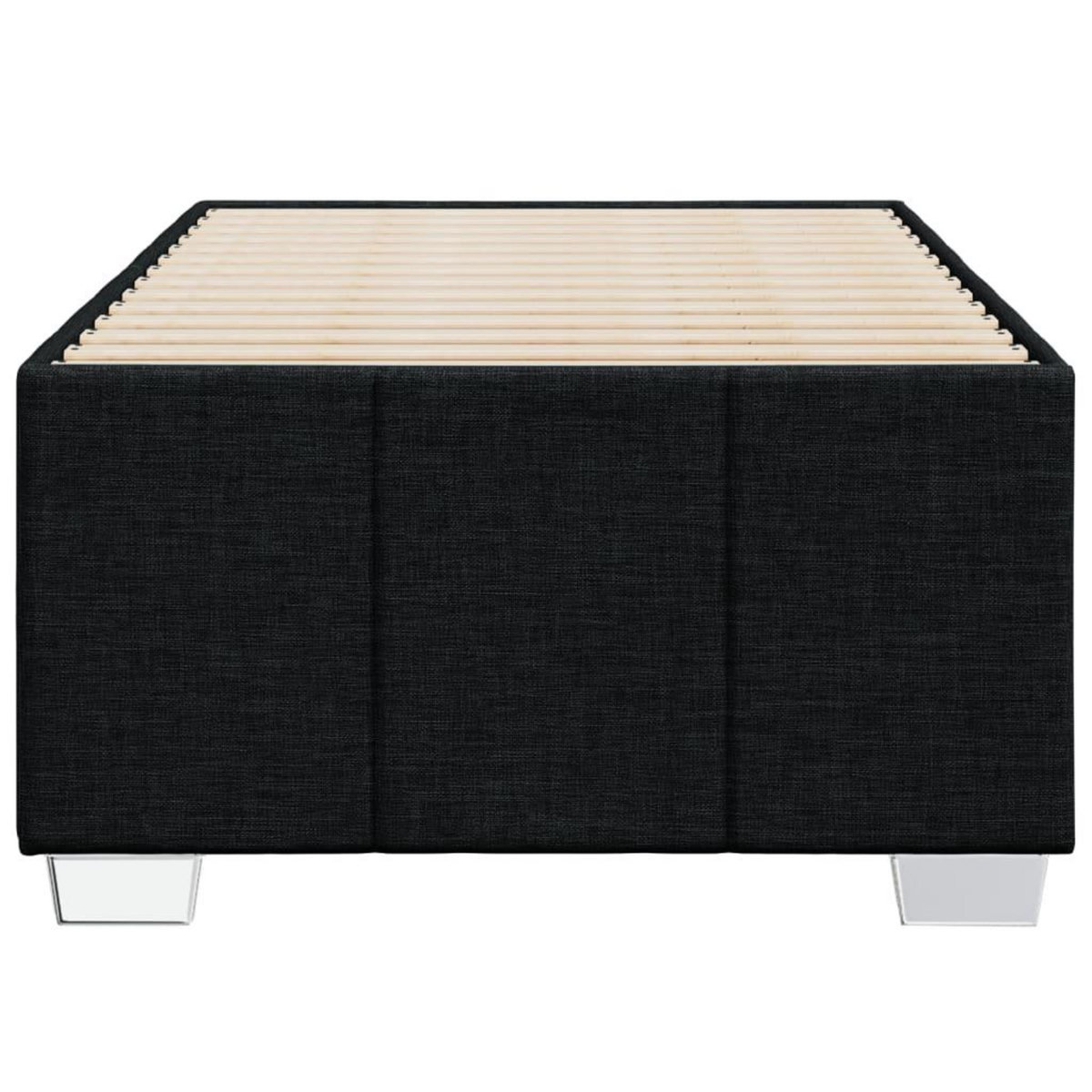 VIDAXL Cadre de lit sans matelas noir 100x200 cm tissu