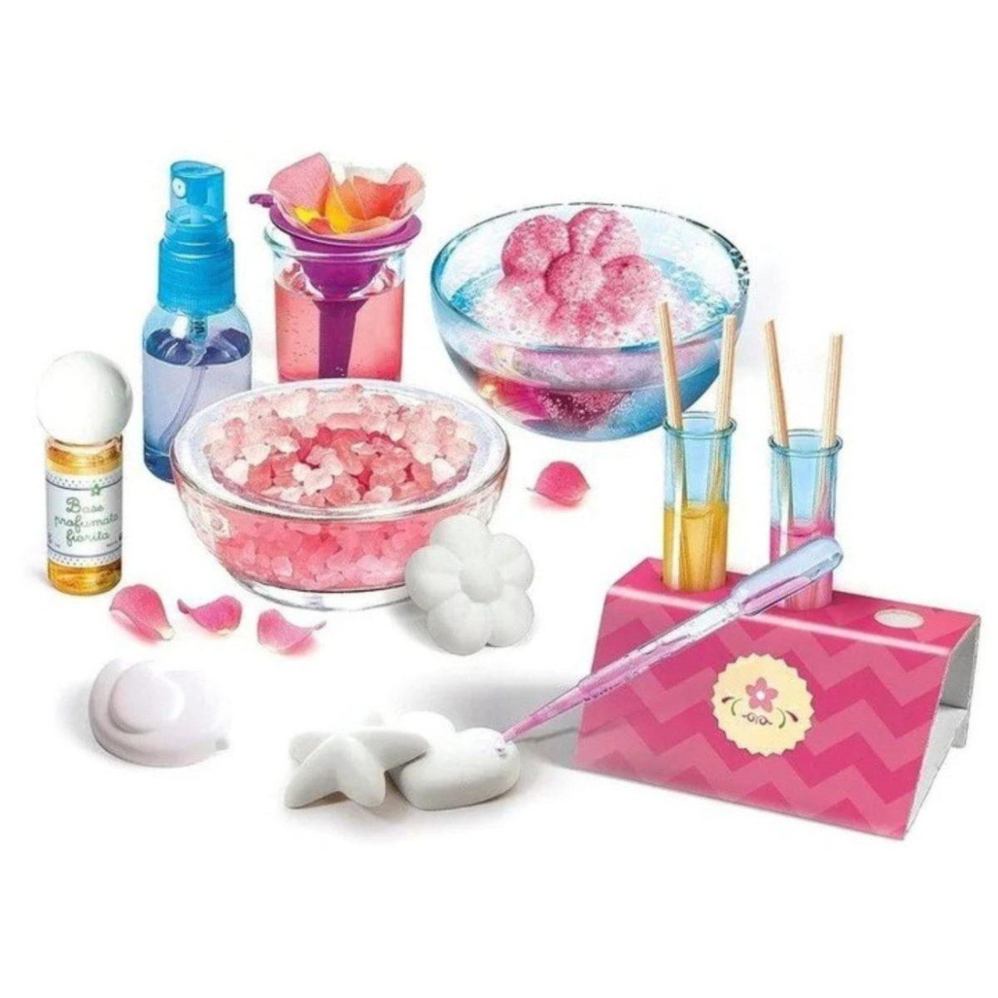 Voir la diapositive 2 : CLEMENTONI Coffret scientifique  50887 science  and  jeu - laboratoire de parfums