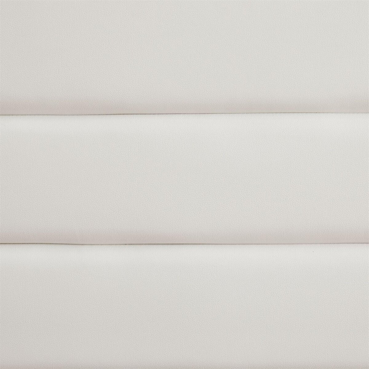 IDIMEX Lit 1 place HUDSON, 90 x 190 cm, capitonné avec sommier, revêtement synthétique