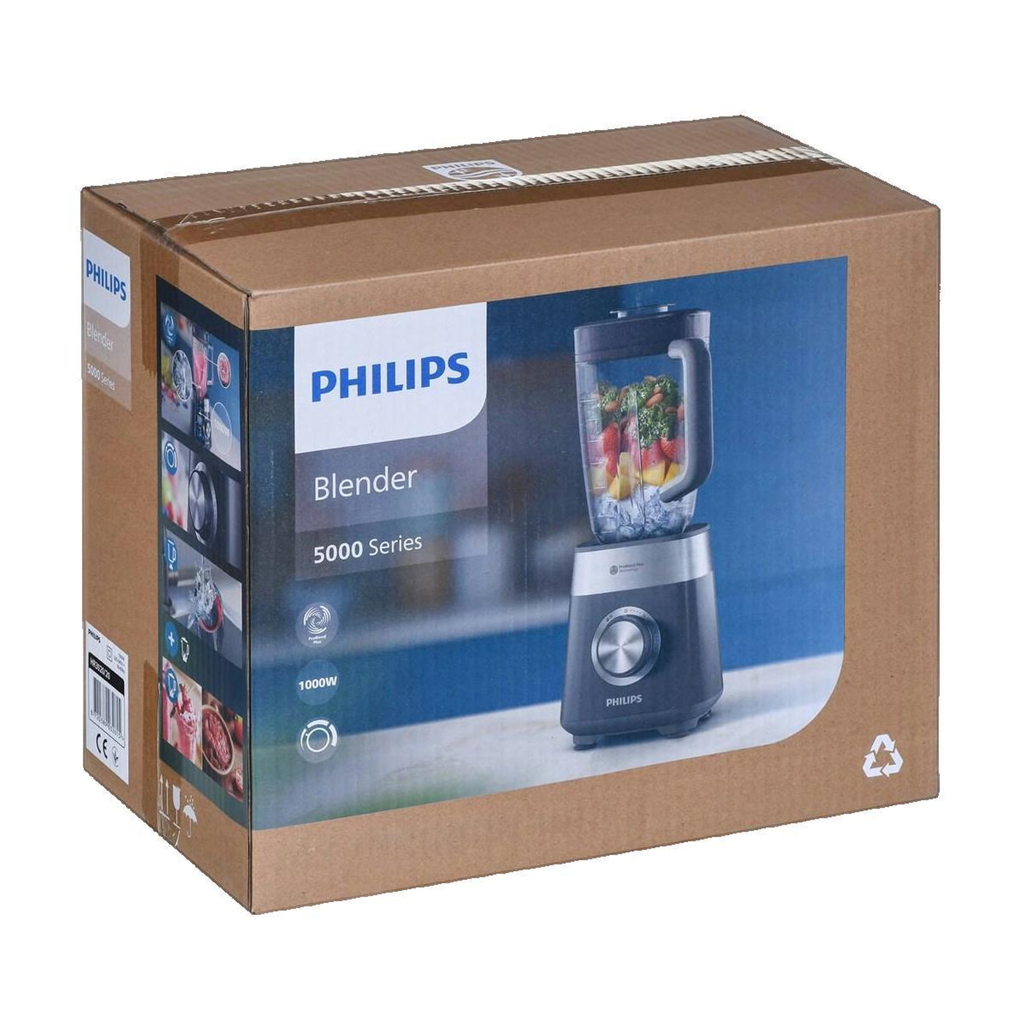 Voir la diapositive 2 : Philips Blender Philips 5000 Series HR3020/20 puissant et élégant