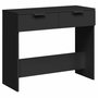 Voir la diapositive 2 : VIDAXL Table console noir 90x36x75 cm bois d ingénierie