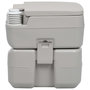 Voir la diapositive 3 : VIDAXL Toilette portable de camping Gris 20+10 L