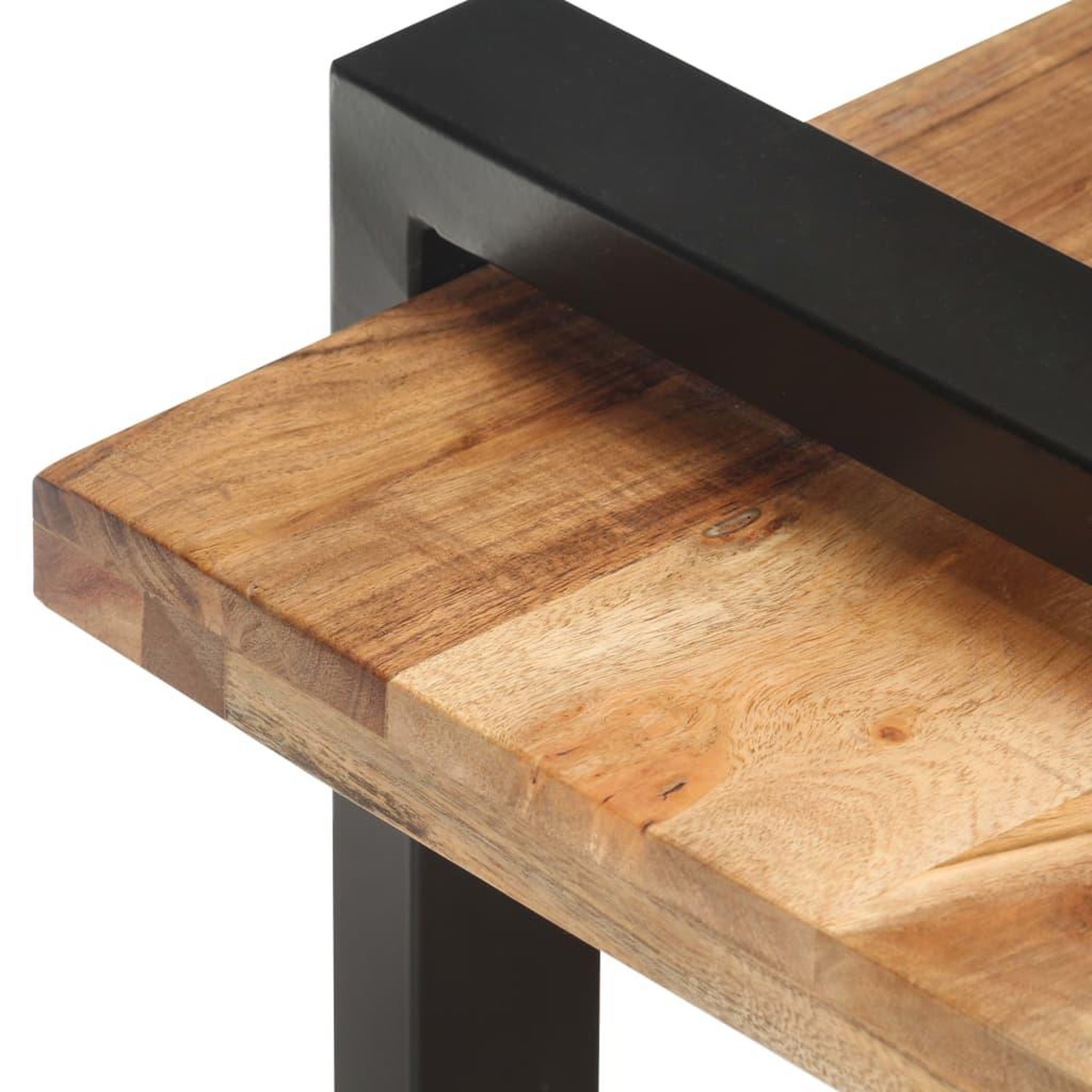Voir la diapositive 5 : VIDAXL Meuble TV 90x40x40 cm Bois d'acacia solide