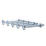 Voir la diapositive 2 :  Boulon zingué TRCC Vissal Ø8x70mm  lot de 20 boulons