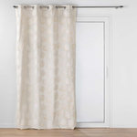 Paris Prix Rideau à Œillets Imprimé  Evasion  140x240cm Beige