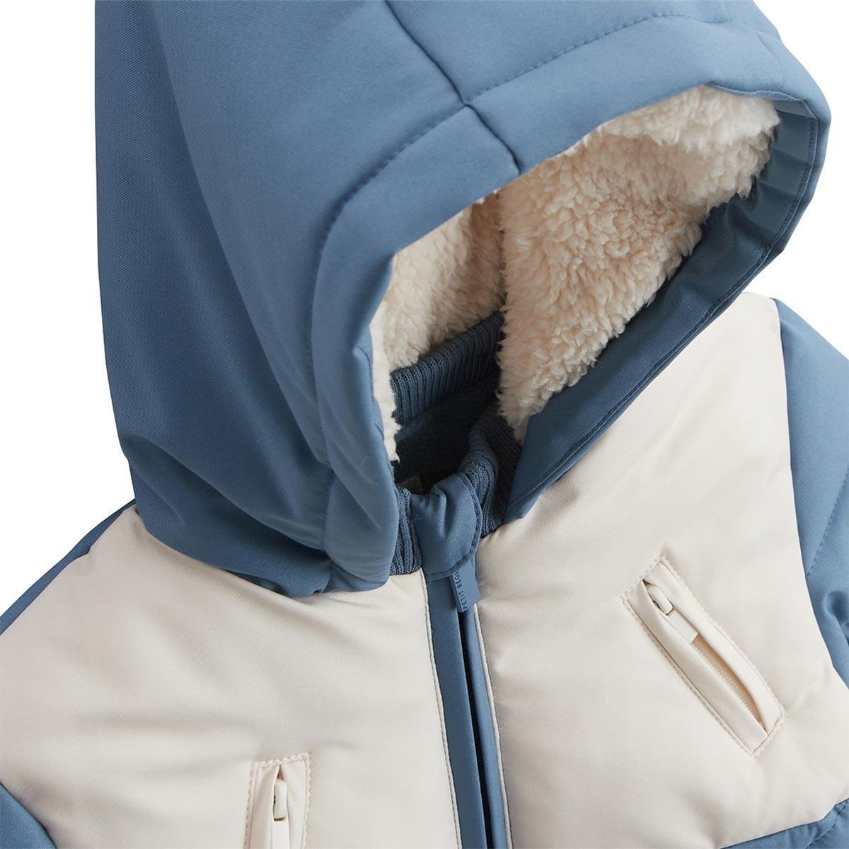 Petit Béguin Doudoune enfant imperméable doublée polaire avec capuche Tao