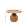 Voir la diapositive 4 : LISA DESIGN Raja - table basse - en bois massif d'acacia - 60 cm
