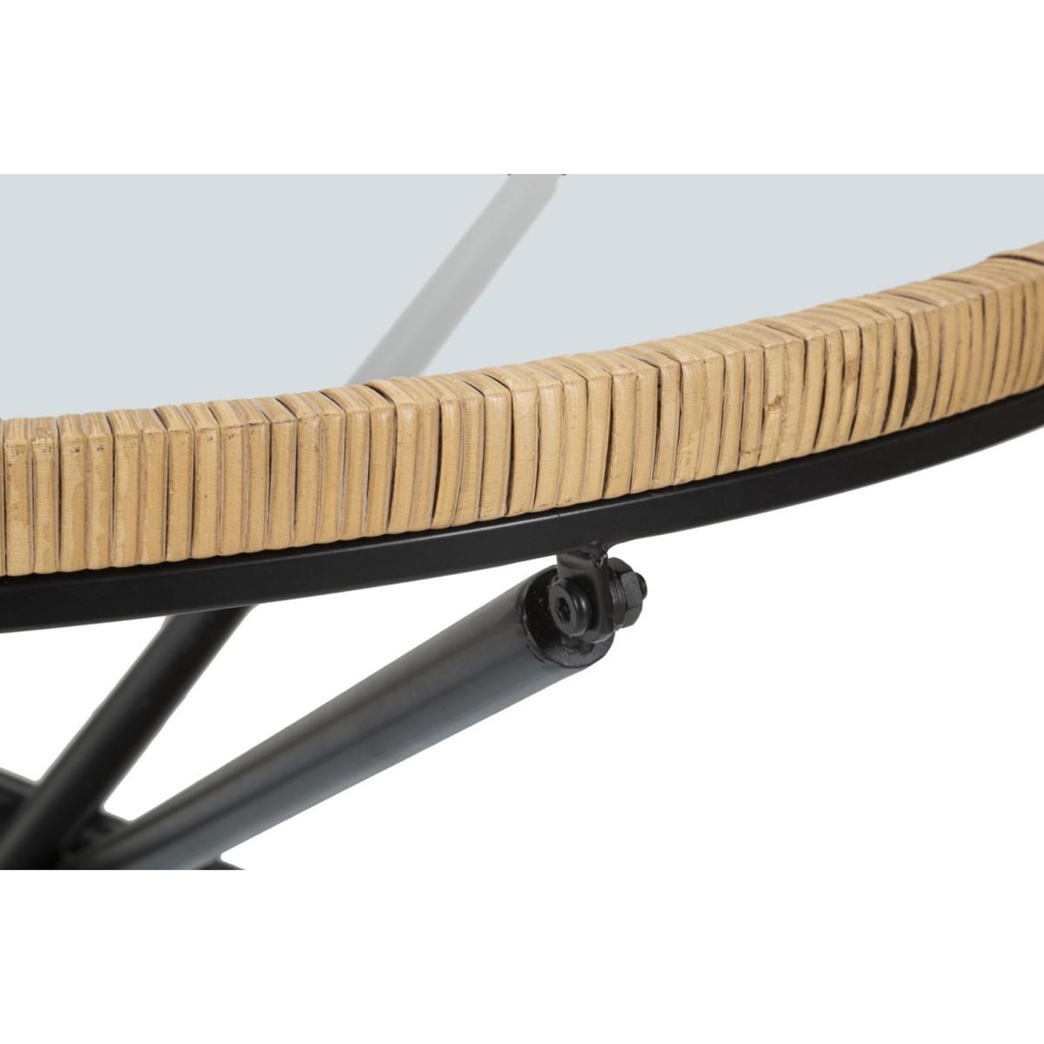Voir la diapositive 5 : Paris Prix Table basse ronde  st barth  80cm multicolore