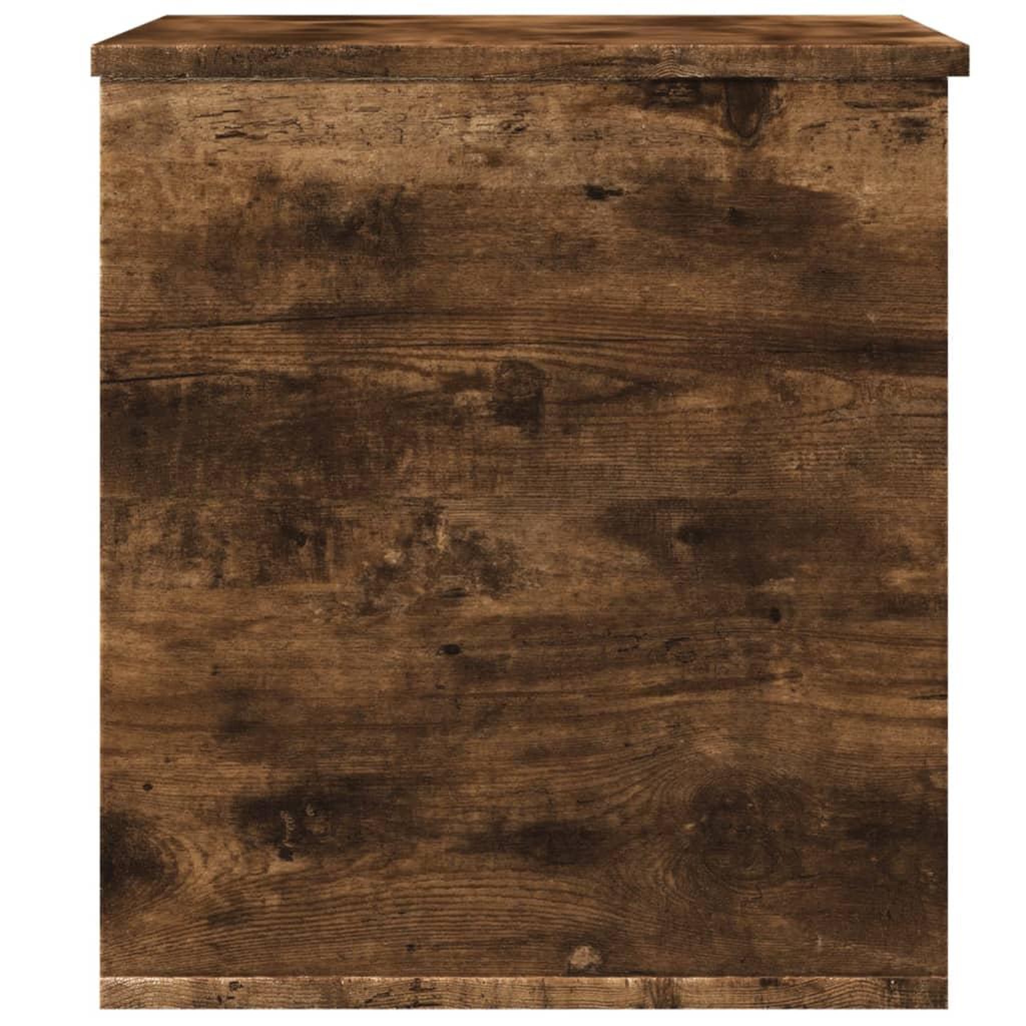 Voir la diapositive 5 : VIDAXL Boîte de rangement chene fume 60x42x46 cm bois d'ingenierie
