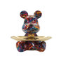 Voir la diapositive 2 : Paris Prix Statuette Ourson Assis & Vide-Poche  Psyco  22cm Multicolore