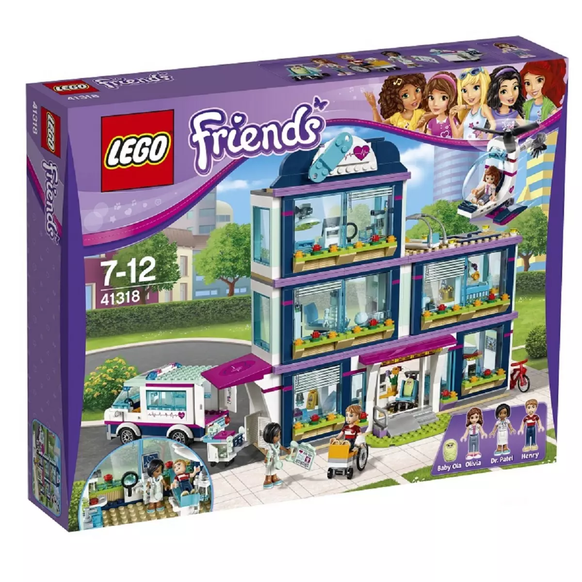 LEGO 41318 Friends L'hôpital d'Heartlake City