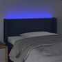 Voir la diapositive 4 : VIDAXL Tete de lit a LED Bleu 93x16x78/88 cm Tissu