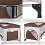 Voir la diapositive 5 : tectake Lit de voyage pour enfants peu encombrant pliable marron café