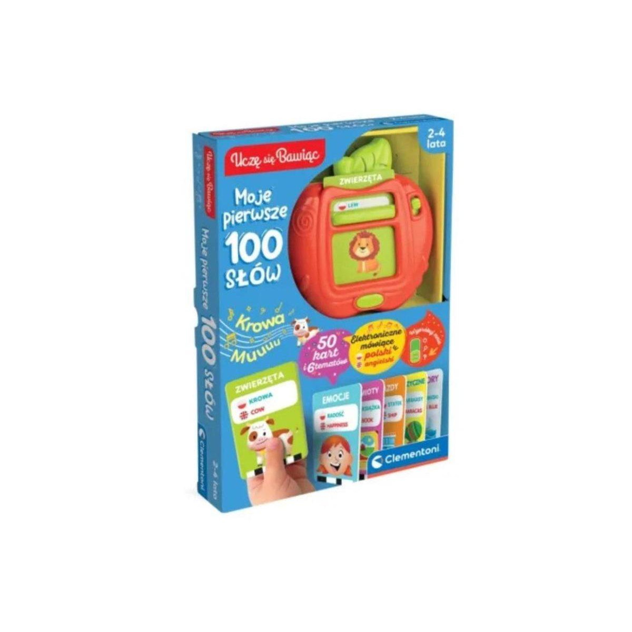 CLEMENTONI Jeu éducatif  50283 mes 100 premiers mots - français et anglais