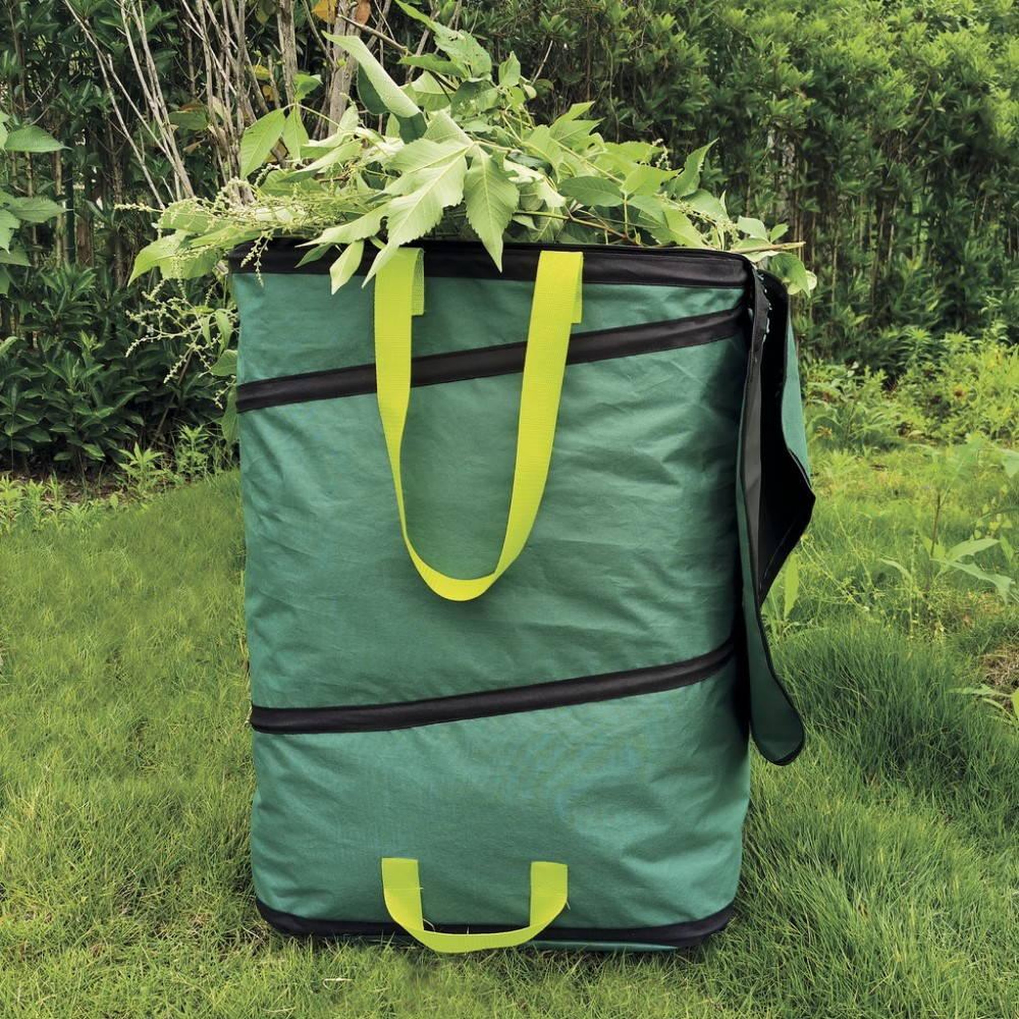 Nortene Sac Pop Up carré 125 L - 50 x 50 x 50 cm - Vert