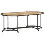 Voir la diapositive 1 : VIDAXL Table basse 110x55x40 cm bois de manguier massif brut