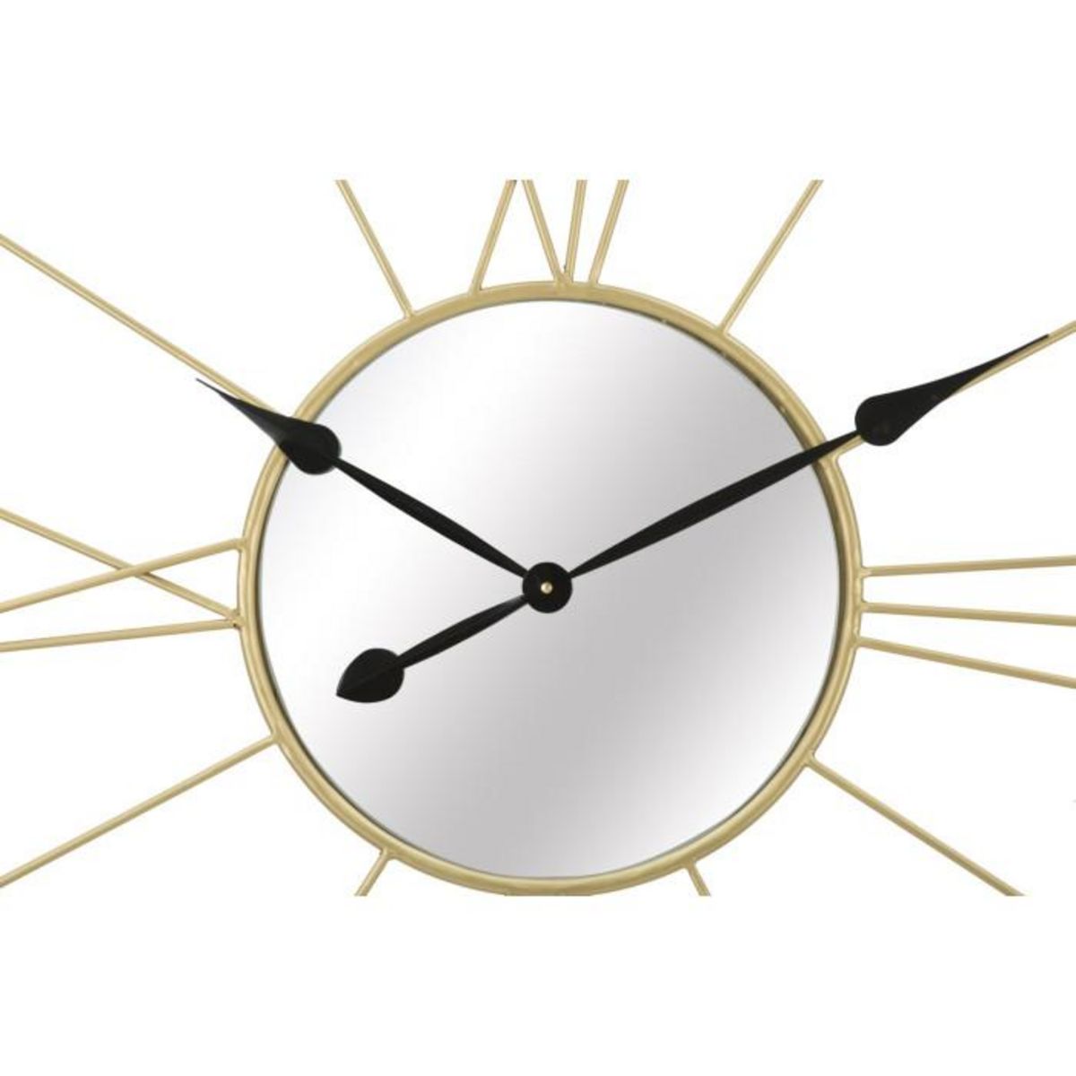 Paris Prix Horloge Murale Avec Miroir  Glam Stick  80cm Or