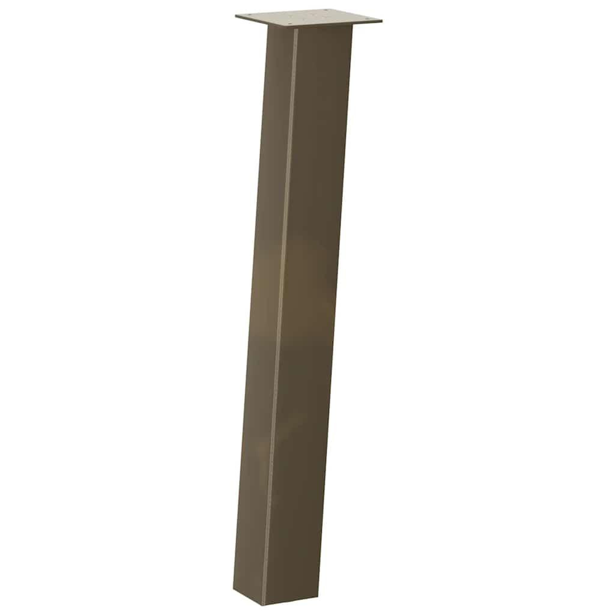 Voir la diapositive 4 : VIDAXL Pieds de table basse acier naturel 4 pcs 72 cm acier