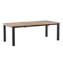 Voir la diapositive 1 : Paris Prix Table de Jardin Extensible en Teck  Panama  224-320cm Naturel & Noir
