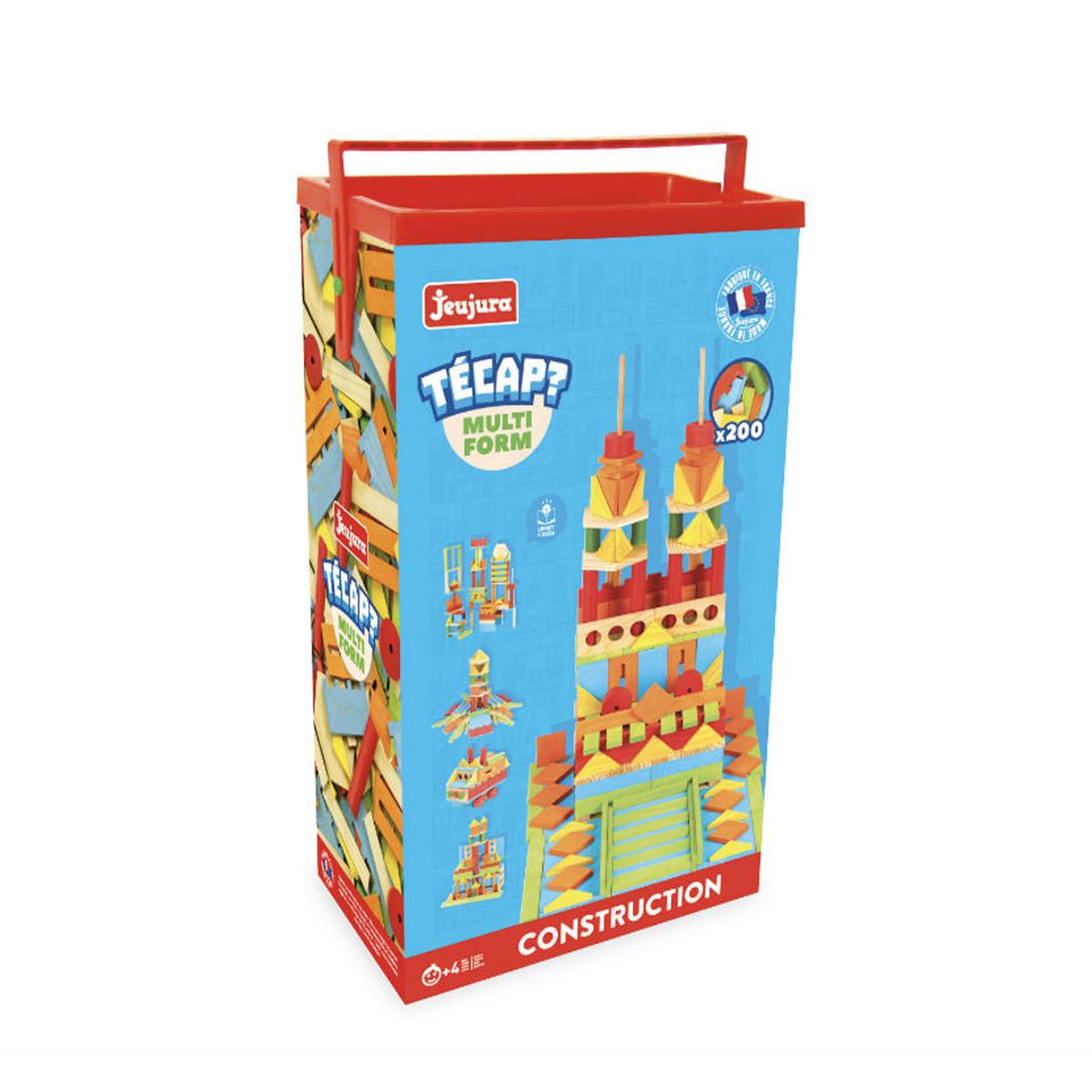 JeuJura Técap ? Multiform - 200 pièces en bois