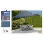 Voir la diapositive 2 : ProGarden ProGarden Toile d'ombrage 3x3 m Bleu Carre