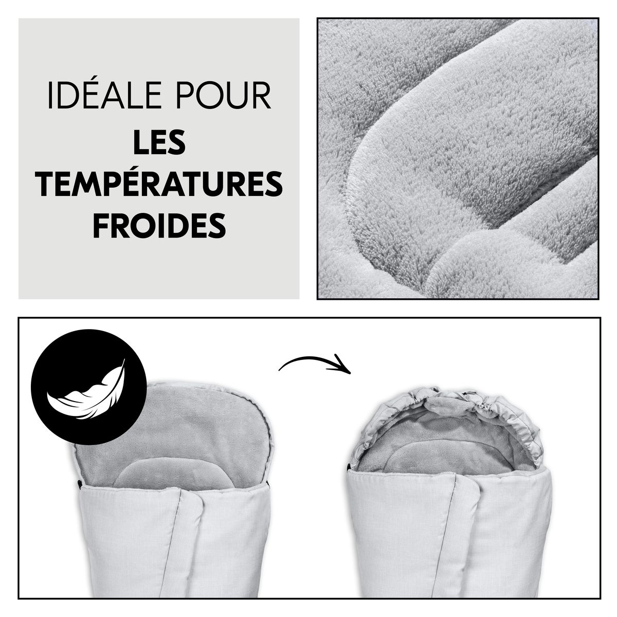 HAUCK Chancelière pour poussette universelle