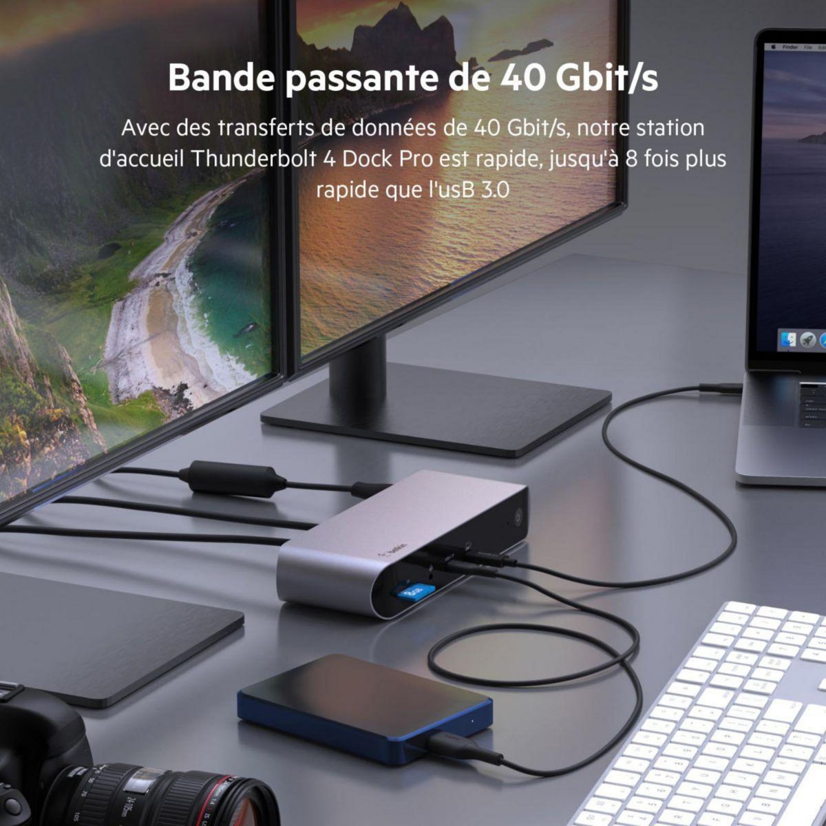 Belkin Station d'accueil THUNDERBOLT 4 PRO DOCK