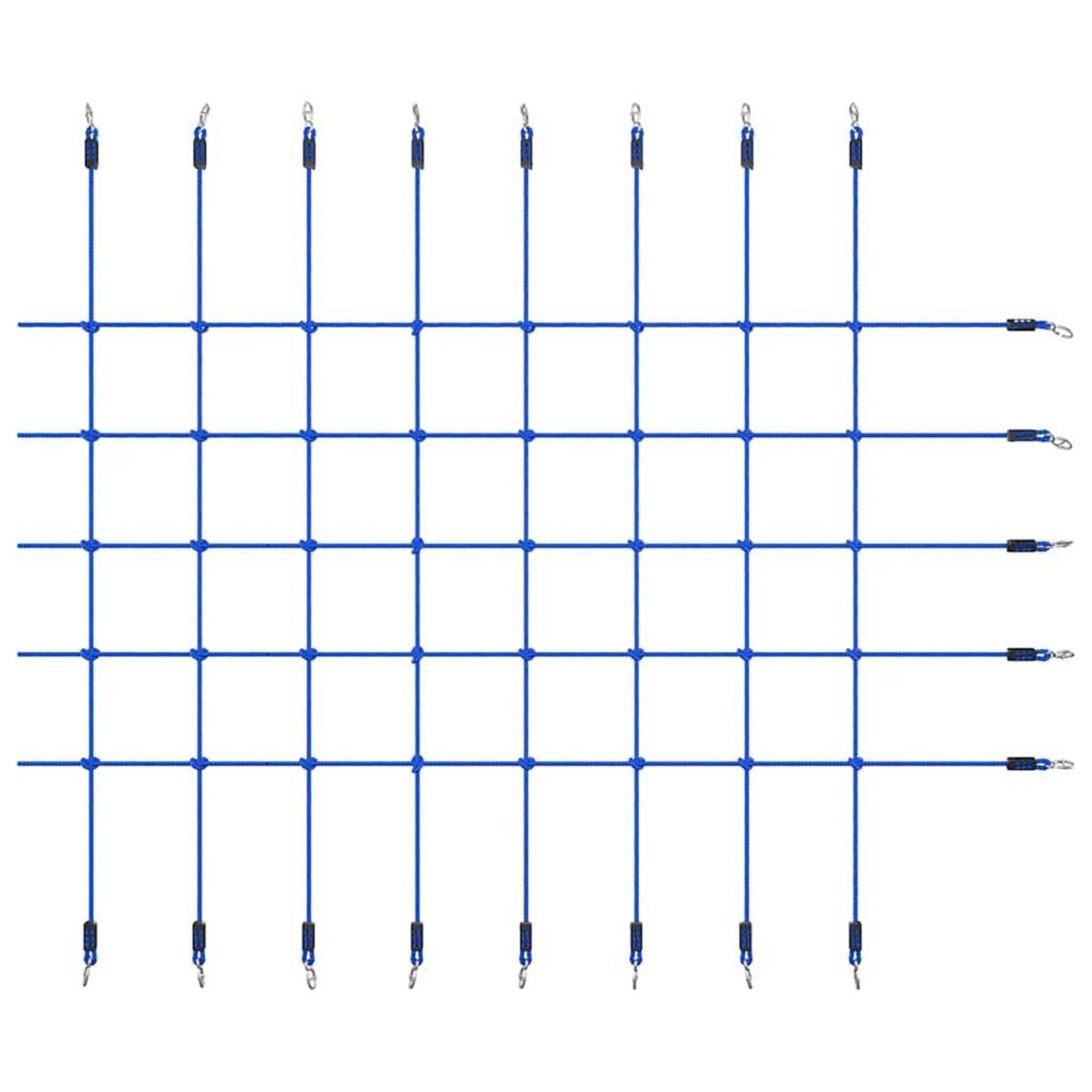 VIDAXL Filet d'escalade 200x150 cm Bleu