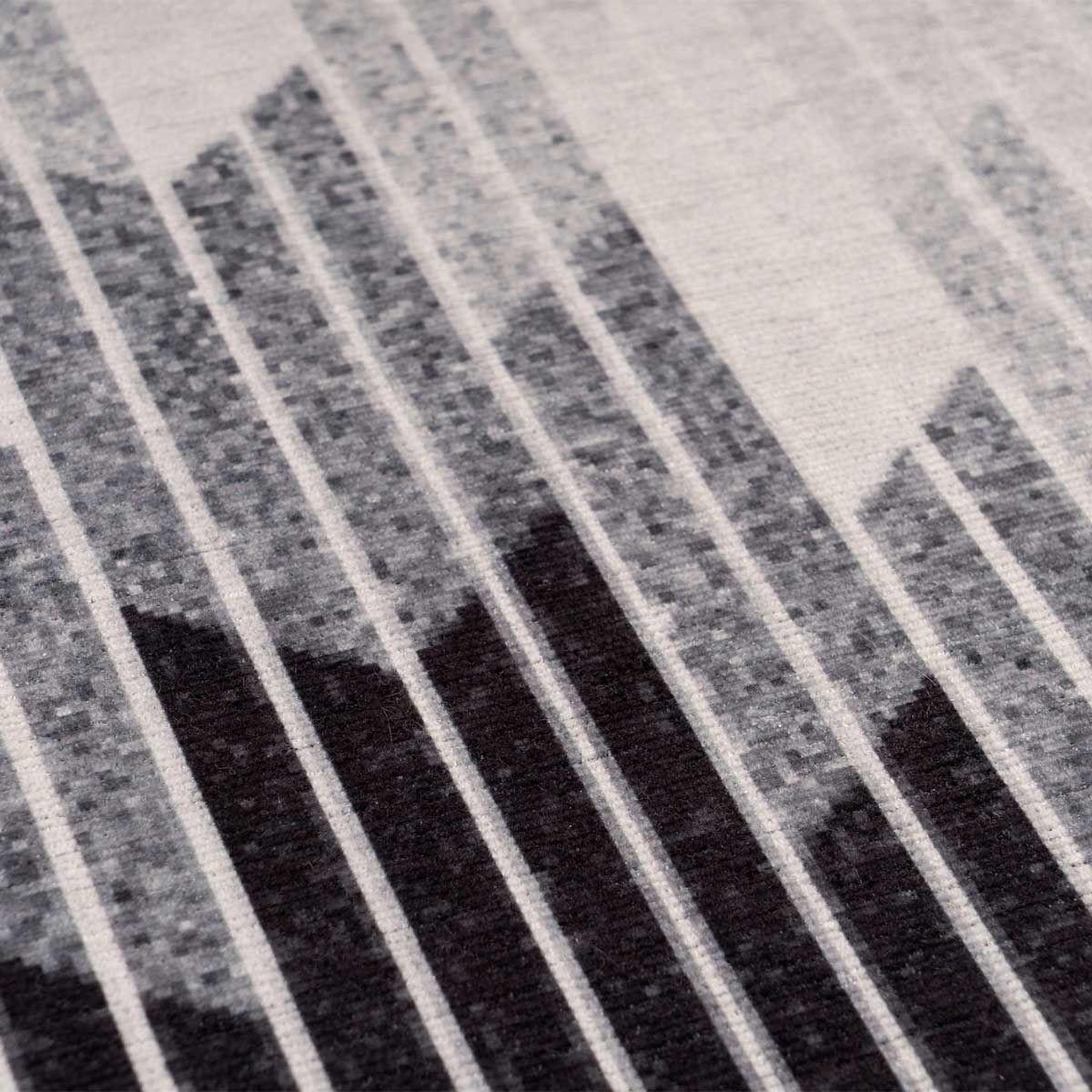 Voir la diapositive 3 : Paris Prix Tapis tissé imprimé à poils plats  maya v  gris