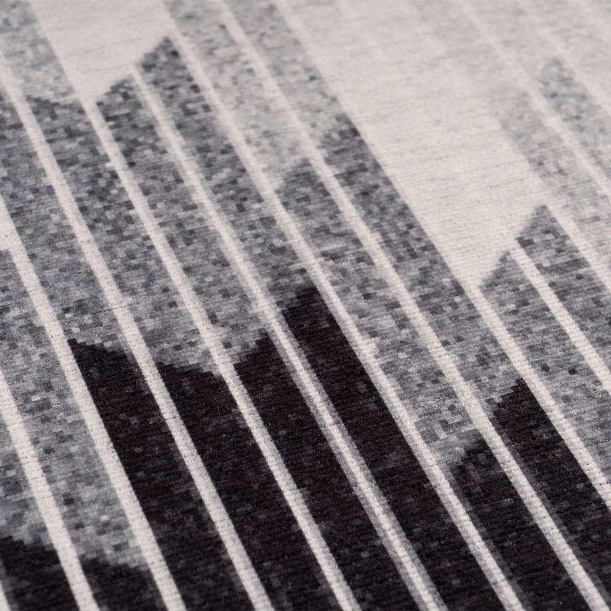 Paris Prix Tapis Tissé Imprimé à Poils Plats  Maya V  Gris