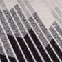 Voir la diapositive 3 : Paris Prix Tapis Tissé Imprimé à Poils Plats  Maya V  Gris