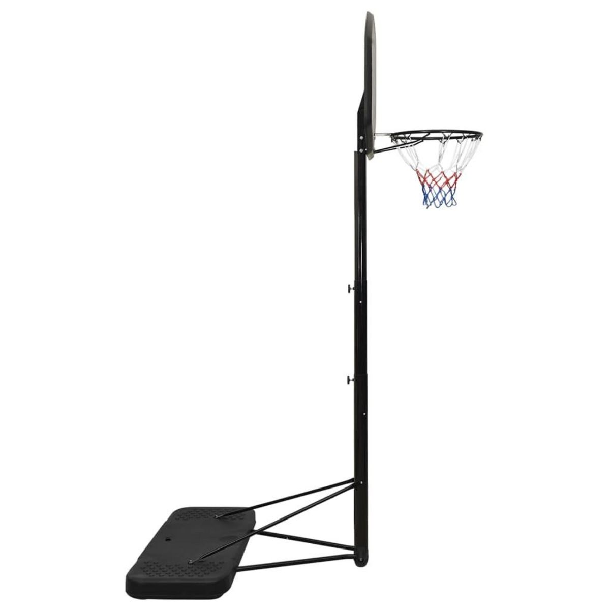 VIDAXL Support de basket-ball Noir 258-363 cm Polyethylene